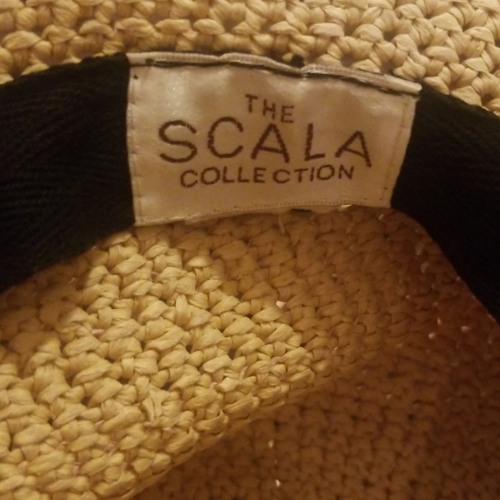 Scala Collention Crochet Hat W/Drawstring - image 4